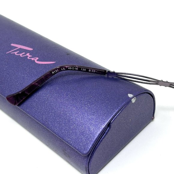 Tura Eyeglasses Frame R 131 Lilac Discontinued Frame 49 [] 16 130 - Picture 6 of 13